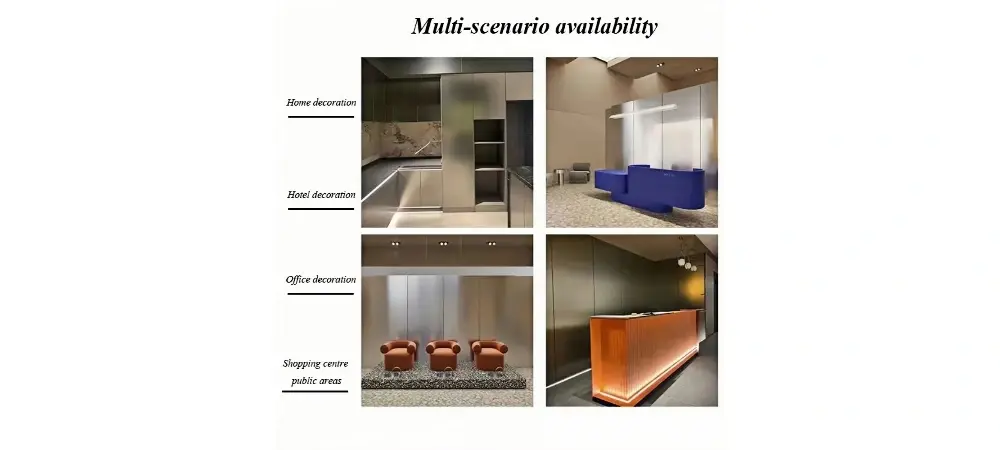 Metallic Luxury Wall Panels Application scenario Metallic Luxury Wall Panels Application scenario