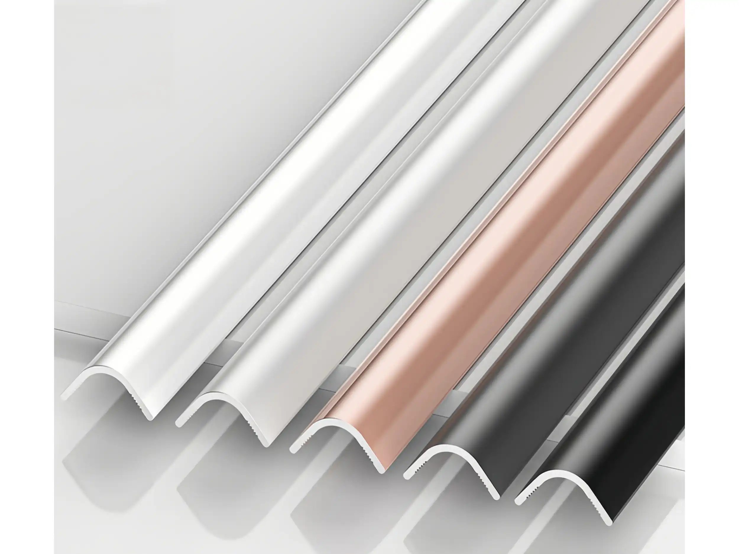 Can aluminium angle trim be used for ceiling edges?